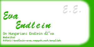 eva endlein business card